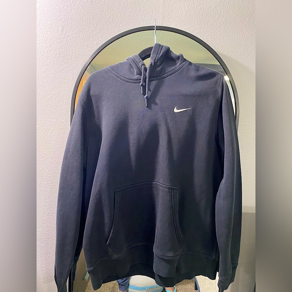NIKE HOODIE - Unisex Size Large - BLACK